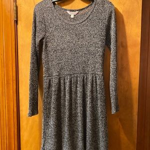 Gray babydoll dress
